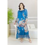 VESTIDO DENISE PETROLEO