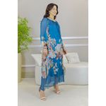 VESTIDO DENISE PETROLEO