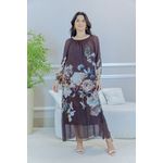 VESTIDO DENISE MARROM