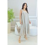 VESTIDO LUNA BEGE ESCURO