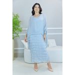 VESTIDO RAINHA CINZA PEROLADO