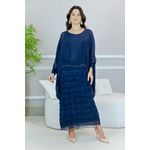 VESTIDO RAINHA MARINHO