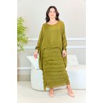 VESTIDO RAINHA PISTACHE