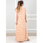 Vestido Amanda Linho Italiano Pêssego