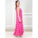 Vestido Amanda Linho Italiano Pink