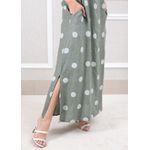 Vestido Amanda Linho Italiano Verde Militar