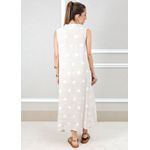 Vestido Laura Linho Italiano Bege