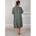 Vestido Flávia Verde Militar