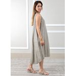 Vestido Polly Linho Italiano Fendi .