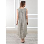 Vestido Polly Linho Italiano Fendi .