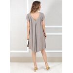 Vestido Maria Linho Italiano Gelo .