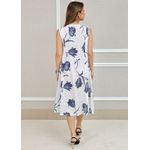 Vestido Manu Linho Italiano Branco .