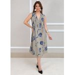Vestido Manu Linho Italiano Fendi .