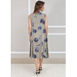 Vestido Manu Linho Italiano Fendi .