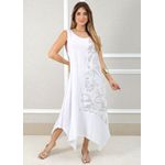 Vestido Luciana Linho Italiano Branco