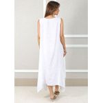 Vestido Luciana Linho Italiano Branco