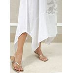 Vestido Luciana Linho Italiano Branco