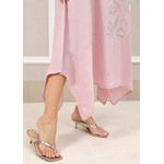 Vestido Luciana Linho Italiano Rosa