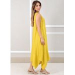 Vestido Luciana Linho Italiano Amarelo