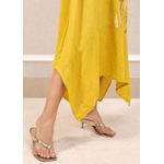 Vestido Luciana Linho Italiano Amarelo