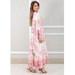 Vestido Fabiana Viscose Italiana Rosa 