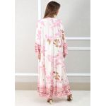 Vestido Fabiana Viscose Italiana Rosa 