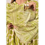 Vestido Moana Viscose Italiana Verde Pistache 