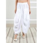Calça Saruel Linho Italiano Branco