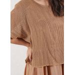 Vestido Melinda Linho Italiano Cappuccino 