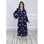 Vestido Bianca Viscose Italiana Marinho .