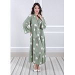 Vestido Bianca Viscose Italiana Militar .