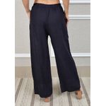 Calça Zara Linho Italiano Marinho