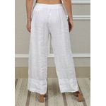 Calça Zara Linho Italiano Branca 