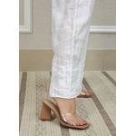 Calça Zara Linho Italiano Branca 
