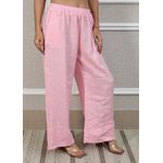 Calça Zara Linho Italiano Rosa Bebê