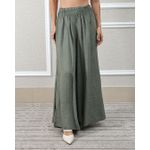Calça Karina Linho Italiano Verde Militar