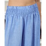 Calça Karina Linho Italiano Azul Hortência 