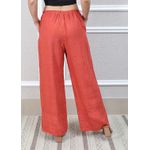 Calça Zara Linho Italiano Terracota