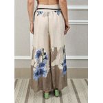 Calça Andrea Linho Italiano Bege