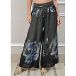 Calça Andrea Linho Italiano Chumbo