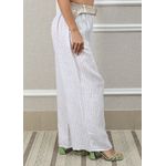 Calça Palmira Linho Italiano Branca