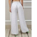 Calça Palmira Linho Italiano Branca