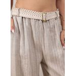 Calça Palmira Linho Italiano Bege