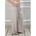 Calça Palmira Linho Italiano Bege