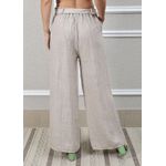 Calça Palmira Linho Italiano Bege