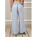 Calça Palmira Linho Italiano Azul Bebe