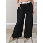 Calça Palmira Linho Italiano Preto