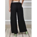 Calça Palmira Linho Italiano Preto