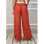 Calça Palmira Linho Italiano Terracota