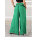 Calça Oliva Linho Italiano Verde Bandeira